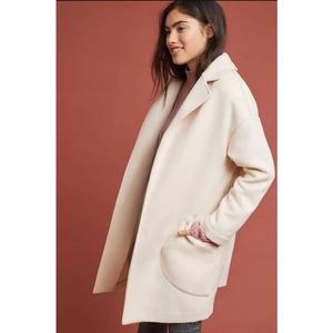 Anthropologie, Eva Franco Mountaintop Coat, Blush, Size L